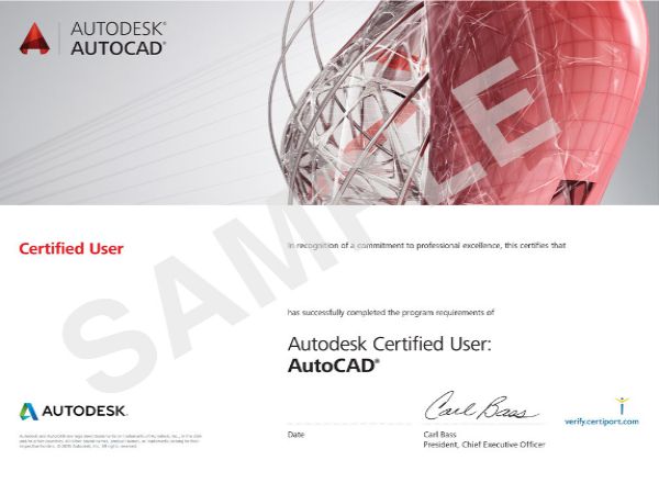 Autodesk Certified User (ACU) - Chứng chỉ AutoCAD dành cho người dùng