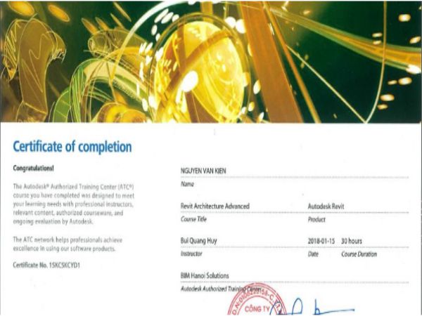 Autodesk Certified Specialist (ACS) - Chuyên viên chứng nhận Autodesk